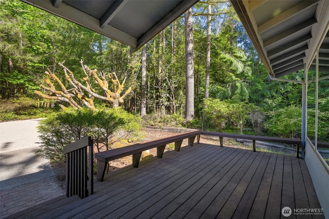 view of deck