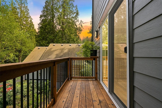 132 Sudden Valley Dr, Bellingham, WA 98229 - view of deck at dusk