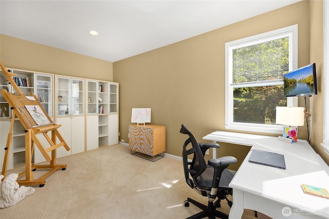 9437 NE Coral Ct, Bainbridge Island, WA 98110 - office area with carpet