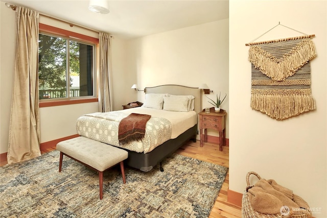 2518 S Park Dr, Bellingham, WA 98225 - bedroom featuring wood finished floors and baseboards