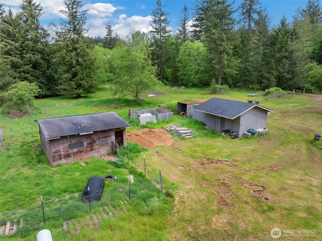 486 Justus Rd, Cinebar, WA 98533 - aerial view of property and surrounding area