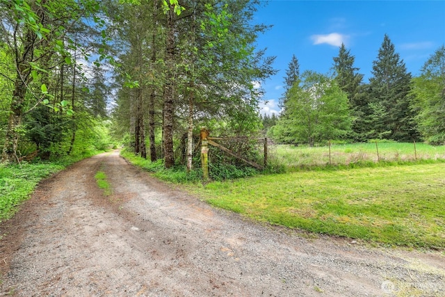 486 Justus Rd, Cinebar, WA 98533 - view of road featuring a view of trees