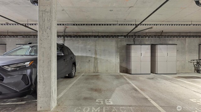 view of parking deck