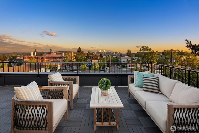 view of patio / terrace featuring outdoor lounge area