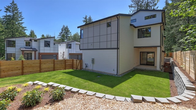 1593 213th Ct NE, Sammamish, WA 98074 - back of house with a fenced backyard