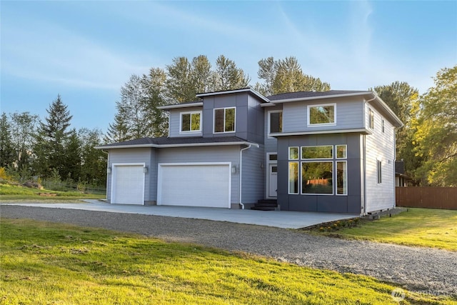 11511 SE 244th, Kent, WA 98030 - contemporary house featuring gravel driveway and an attached garage