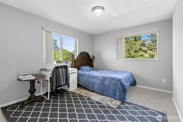 11511 SE 244th, Kent, WA 98030 - bedroom featuring multiple windows, carpet flooring, and baseboards