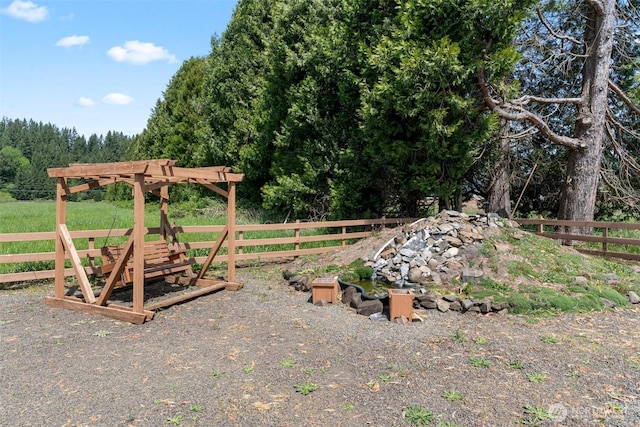 154 Mossyrock Rd W Unit 5, Mossyrock, WA 98564 - view of yard with fence