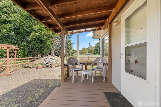 154 Mossyrock Rd W Unit 5, Mossyrock, WA 98564 - deck with fence