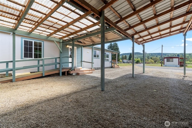154 Mossyrock Rd W Unit 5, Mossyrock, WA 98564 - view of patio / terrace with a mountain view