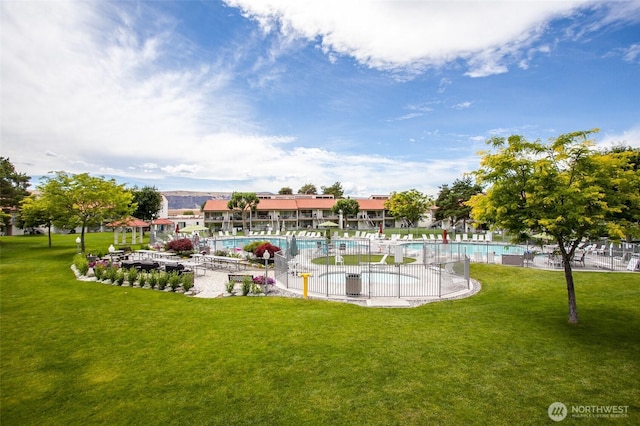 view of community pool