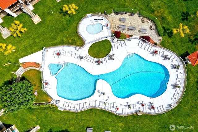 8903 Crescent Bar Rd NW Unit 169, Quincy, WA 98848 - aerial view of a pool area