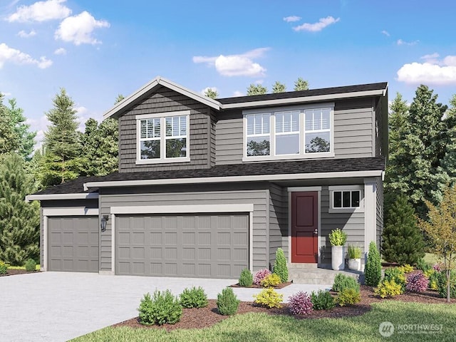 28203 74th Dr NW Unit 82, Stanwood, WA 98292 - view of front of property with a garage and concrete driveway