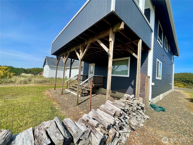 view of side of home