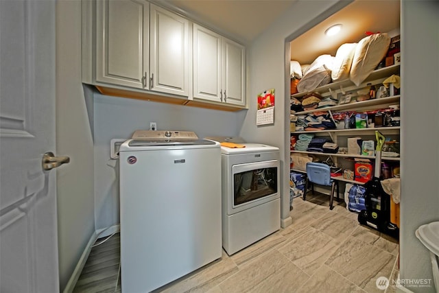 5042 Mariner St, Gig Harbor, WA 98332 - washroom with independent washer and dryer and cabinet space