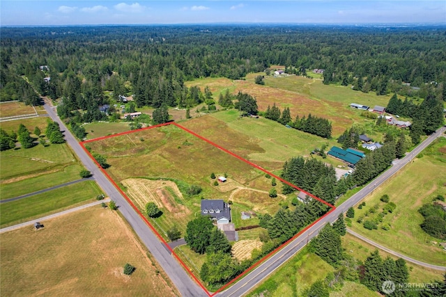 2470 Lee Way, Bellingham, WA 98226 - view of property location featuring a forest and property boundaries highlighted