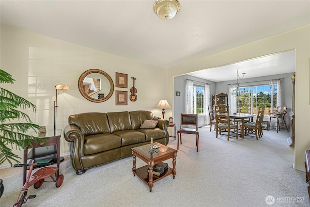 2470 Lee Way, Bellingham, WA 98226 - carpeted living room with baseboards