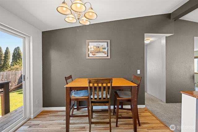 412 Algona Blvd S, Algona, WA 98001 - dining room with a chandelier and light wood-type flooring