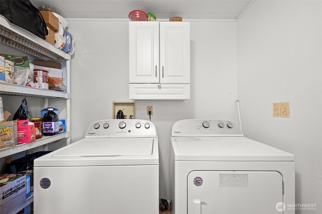 412 Algona Blvd S, Algona, WA 98001 - washroom featuring washer and dryer and cabinet space