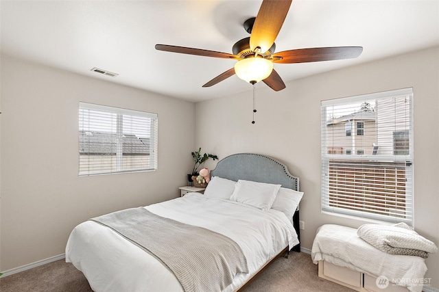 21032 Nordby Dr NW, Poulsbo, WA 98370 - bedroom featuring carpet flooring, baseboards, and ceiling fan
