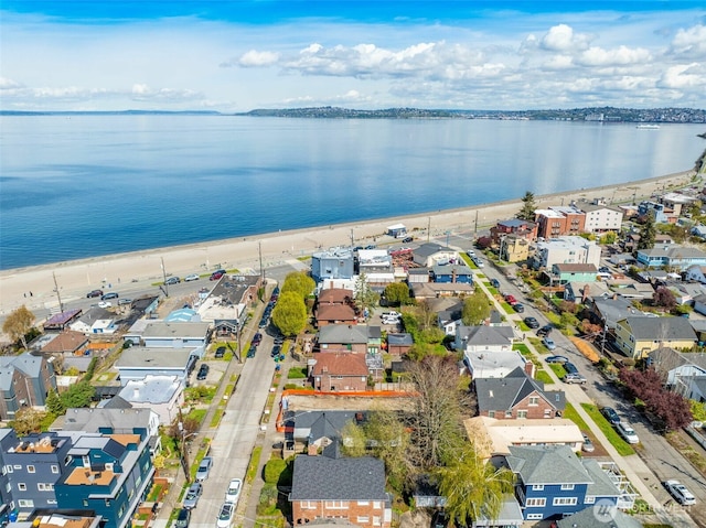 2630 58th Ave SW Unit 1-4, Seattle, WA 98116 - aerial view of property and surrounding area with a large body of water and nearby suburban area