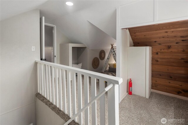1602 NW 83rd St, Seattle, WA 98117 - additional living space featuring lofted ceiling and carpet floors