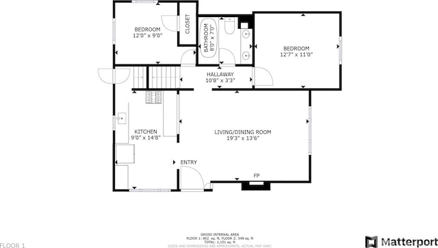 1602 NW 83rd St, Seattle, WA 98117 - property floor plan