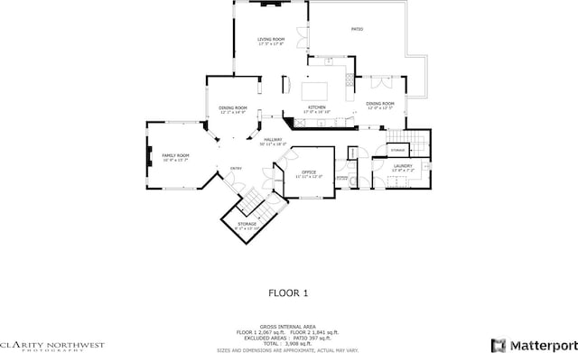 5874 169th Ave SE, Bellevue, WA 98006 - floor plan / room layout