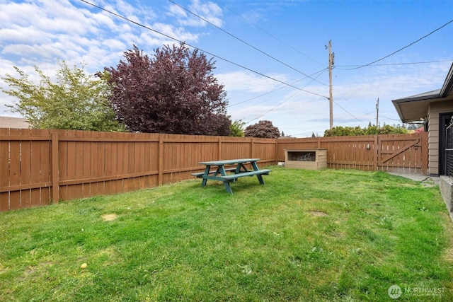view of yard