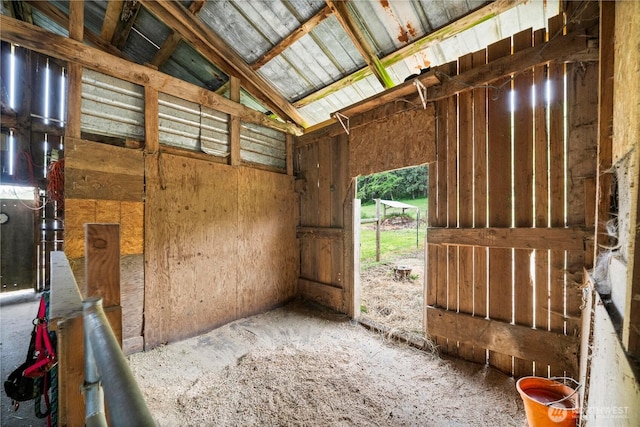 882 Independence Rd, Rochester, WA 98579 - miscellaneous room with lofted ceiling