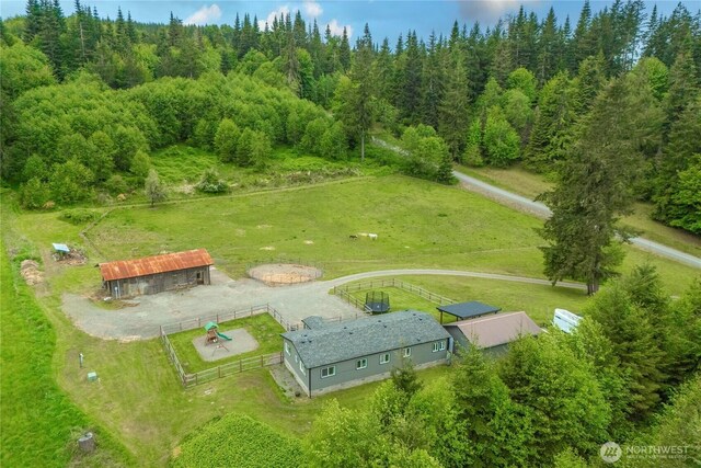 882 Independence Rd, Rochester, WA 98579 - view of rural area with a forest