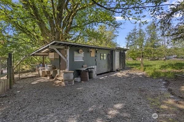 view of outbuilding with an outdoor structure
