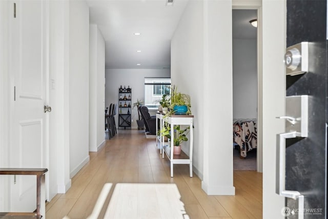 18009 NE 46th Ct, Vancouver, WA 98686 - corridor featuring light wood finished floors and baseboards