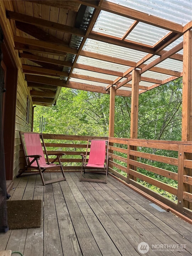 5790 NE Old Mill Rd NE, Bainbridge Island, WA 98110 - view of wooden deck