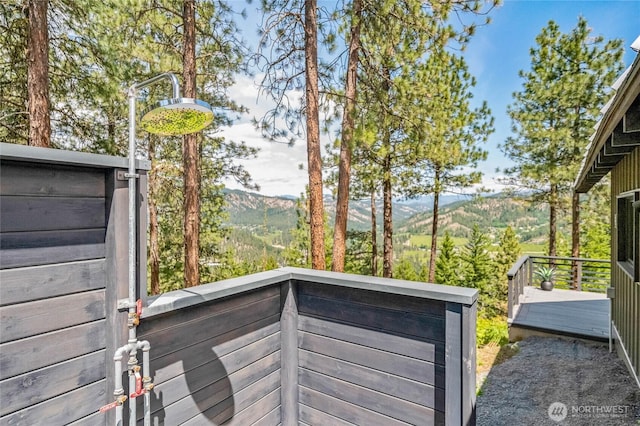 981 Nighthawk Ridge Ln, Leavenworth, WA 98826 - deck with a mountain view