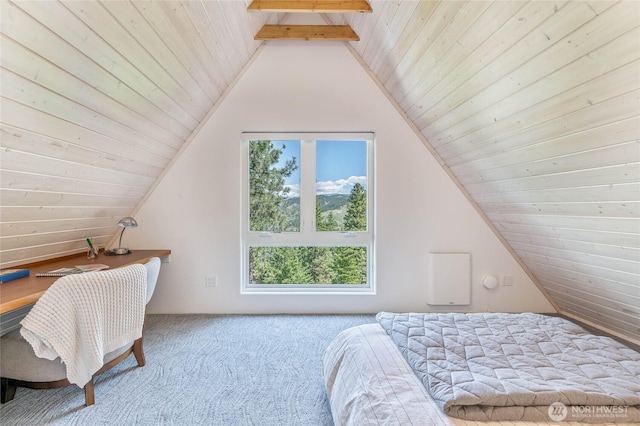 981 Nighthawk Ridge Ln, Leavenworth, WA 98826 - carpeted bedroom featuring wood ceiling