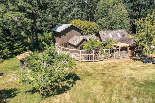 1472 White Beach Rd, Orcas Island, WA 98280 - view from above of property featuring a forest