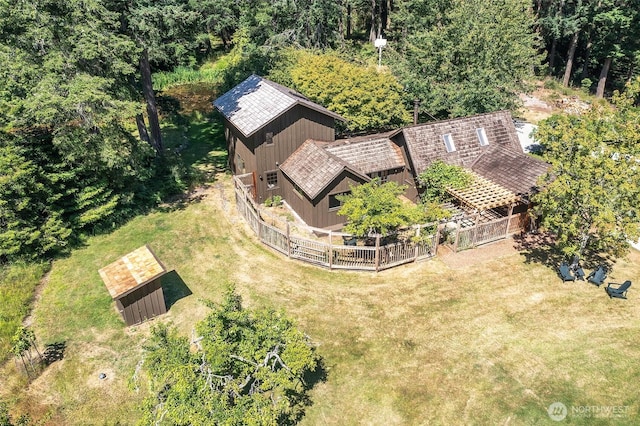 1472 White Beach Rd, Orcas Island, WA 98280 - aerial view of property and surrounding area