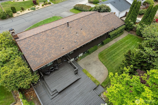 view of subject property