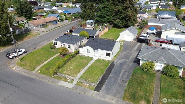 807 S Howard St, Tacoma, WA 98465 - aerial perspective of suburban area