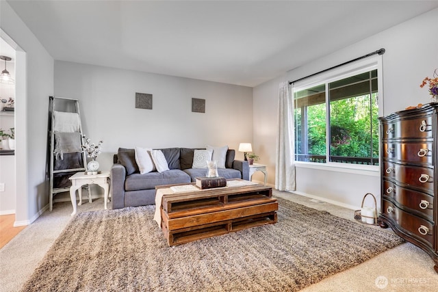 20121 3rd Ave NW, Arlington, WA 98223 - carpeted living room with baseboards