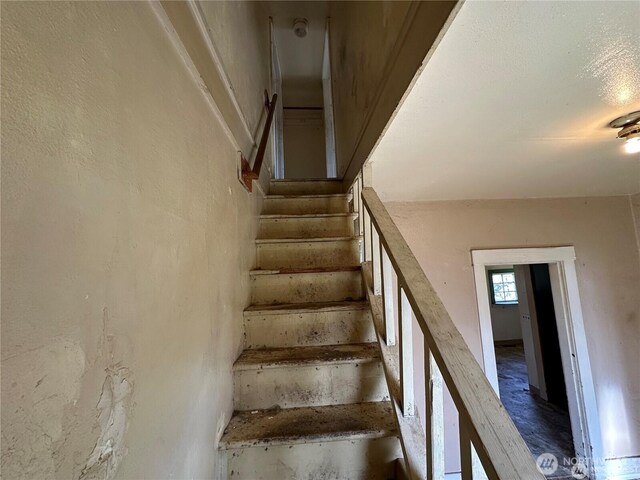 view of stairway