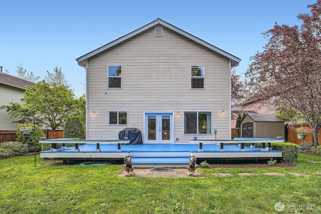 19702 99th Ct E, Bonney Lake, WA 98391 - rear view of property featuring a wooden deck