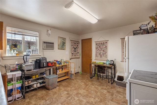 620 E Euclid Ave, Spokane, WA 99207 - office area featuring a wall unit AC