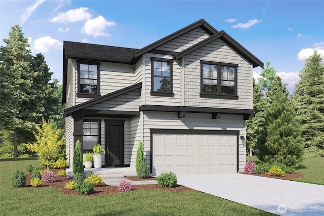 3920 23rd Ave NE Unit 37, Olympia, WA 98506 - craftsman-style home featuring a garage, driveway, and a front yard