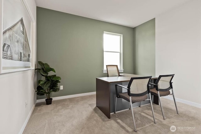 3920 23rd Ave NE Unit 37, Olympia, WA 98506 - office area featuring light colored carpet and baseboards