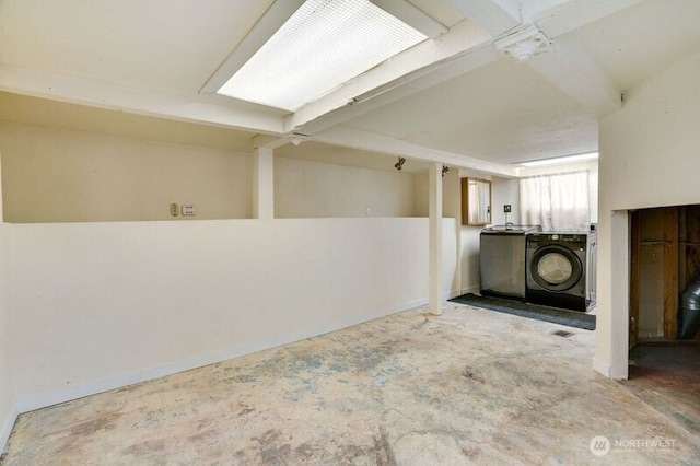 1027 E Main St, Auburn, WA 98002 - basement featuring washer and clothes dryer
