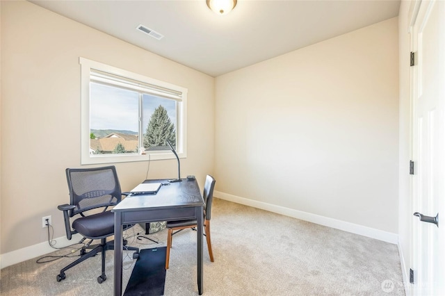 411 19th St NE Unit 9, East Wenatchee, WA 98802 - office area featuring carpet floors and baseboards