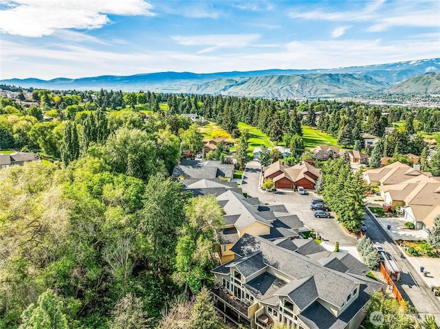 411 19th St NE Unit 9, East Wenatchee, WA 98802 - aerial view of residential area featuring mountains