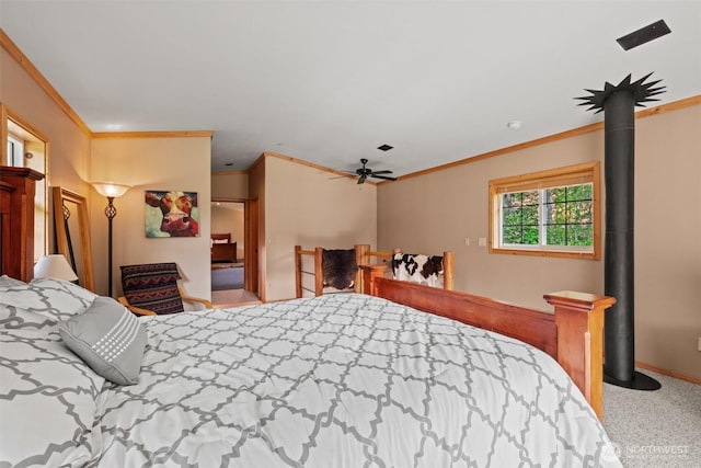 111 Connon Canyon Rd, Leavenworth, WA 98826 - bedroom with crown molding and baseboards